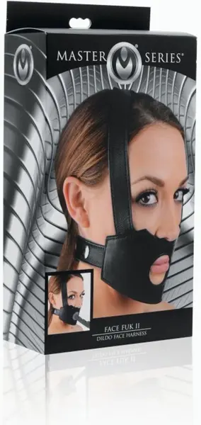Master Series Face Fuk II Podesivi Remen za Lice sa Dildo Priključkom