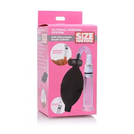 Size Matters Clitoral Pump System with Detachable Acrylic Cylinder