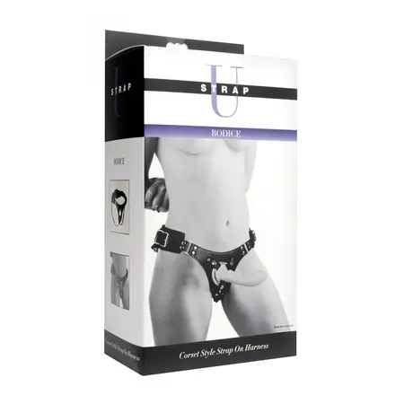 Master Series Bodice Remen Korset - Podesivi Vege Kožni Dizajn