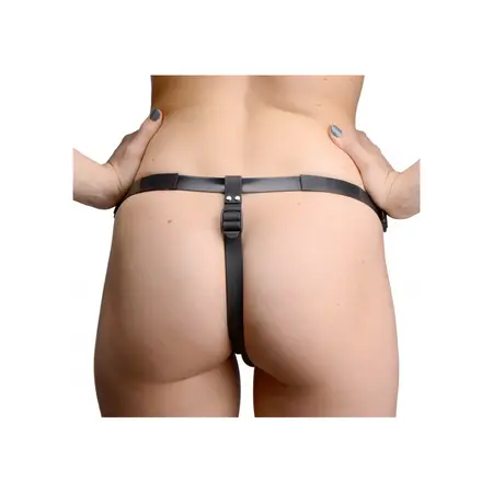 XR Brands Elevate Silicone Adjustable Strap-On System Black