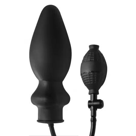 XR Brands Expand XL Naduvajući Intimni Čep - Podesive Veličine, Crni