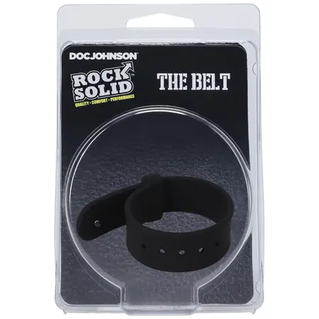 CalExotics The Belt Adjustable Silicone Comfort Ring Black
