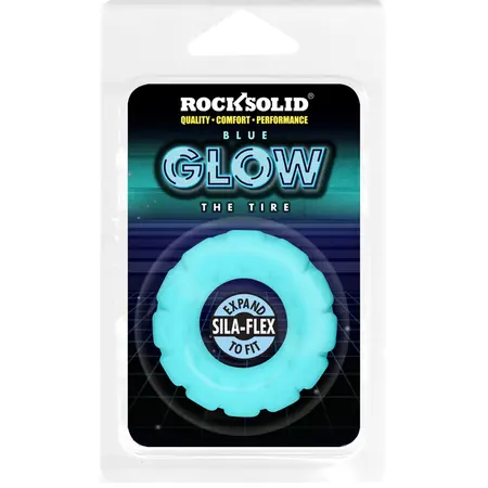 Perfect Fit The Tire Silicone Ring Glow-in-the-Dark, Wide Textured Design