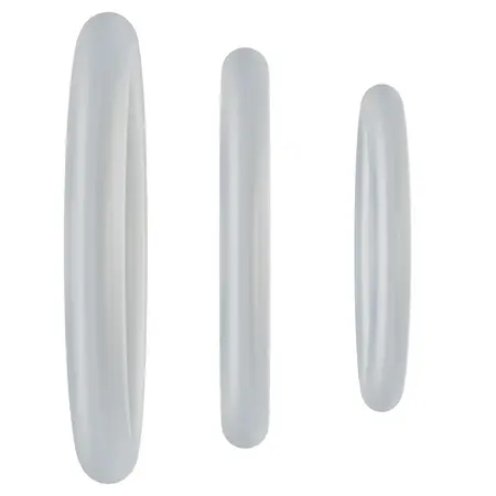 Oxballs Tri-Pack Set silikonskih udobnih prstenova - 3 veličine, izdržljivi crni