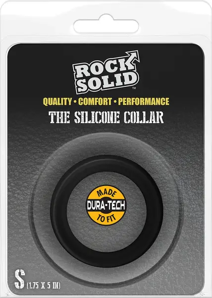 Rock Solid Silicone Comfort Ring Small - Premium Flat Design