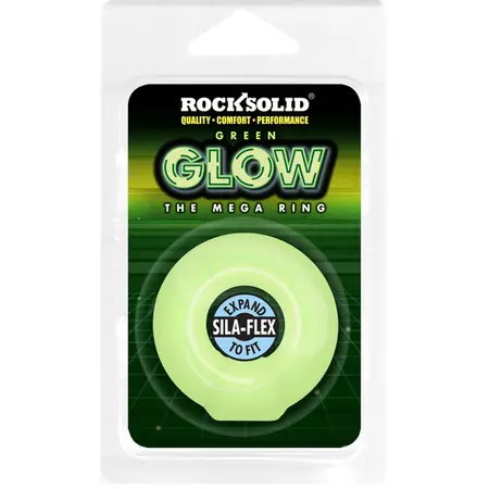 Rock Solid Mega Ring Intimate Support Circle with Pressure Knob Black