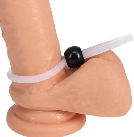 XR Brands Lasso Single Lock Adjustable Silicone Intimate Loop Black