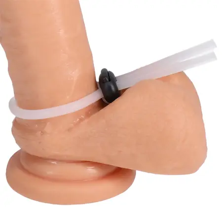 nsnovelties Lasso Double Adjustable Silicone Strap Black
