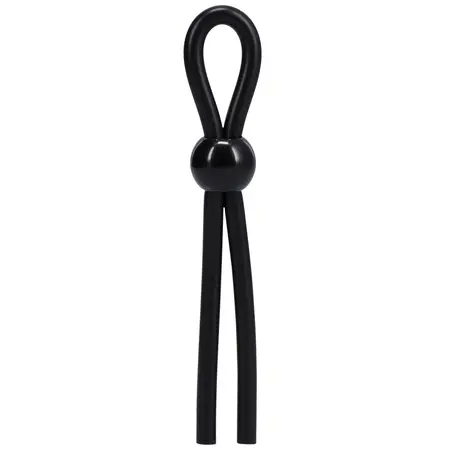 Sport Fucker Secur-Lok Adjustable Silicone Ring Black