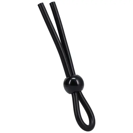 Sport Fucker Secur-Lok Adjustable Silicone Ring Black