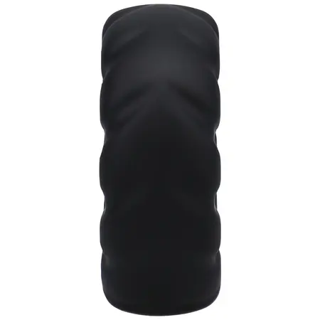 Rock Solid Fat Tire Silicone Wide Ring with Tread Pattern, Black
