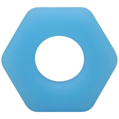 The Cog Silikonski Prsten koji Svetli u Mraku Bez Ftalata 50 mm