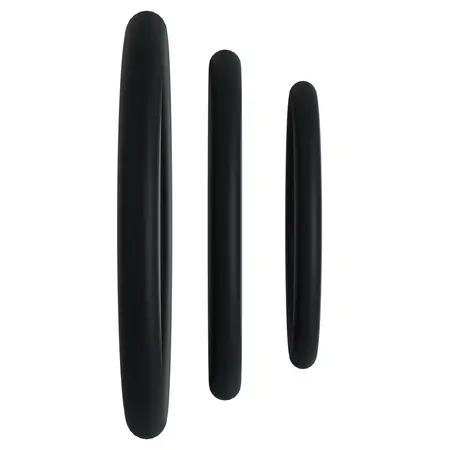 Rock Solid The Gasket Set od 3 TPE Anatomska Prstena Crni