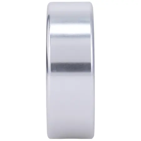 Rock Solid Brushed Alloy Ring Extra Large - Seamless Aluminum Design