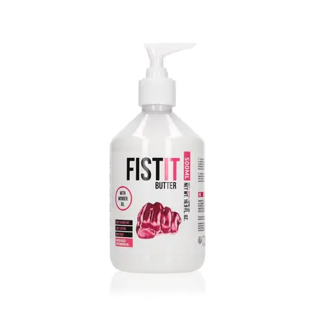 Fist It Sliding Butter Water-Based Lubricant 500 ml Pump Bottle