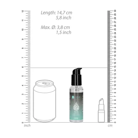 SLIDE Ultra-Thin Silicone Lubricant 100 ml - Long-Lasting Formula