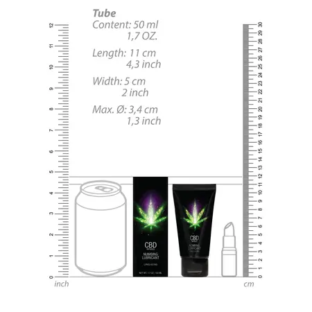 Cobeco CBD lubrikant na vodenoj bazi 50 ml - formula za udobnost sa kanabidiolom