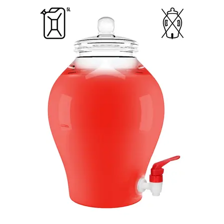 Lubebar Water-Based Lubricant Strawberry Scent 5L Refill Canister