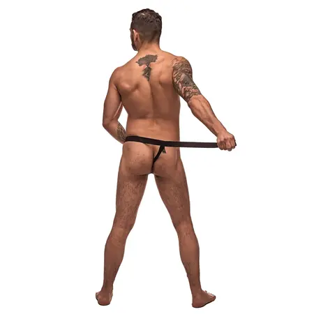 Male Power Grip Rip Thong L/XL with Breakaway Front Pouch