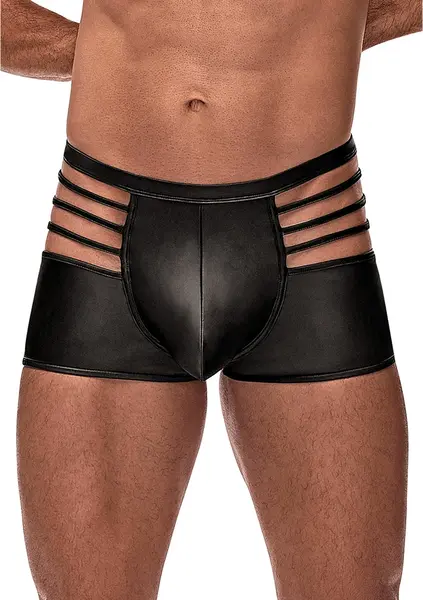 Male Power Cage Matte Short XL - Strapped Cutout Hip Boxer