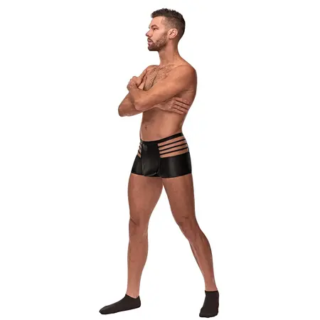 Male Power Cage Matte Short XL - Strapped Cutout Hip Boxer