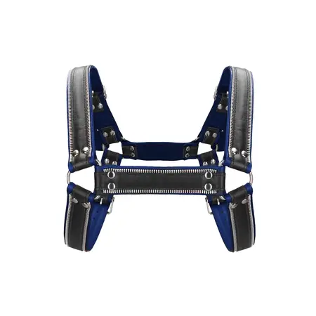 Z Series Chest Bulldog Harness L/XL - Premium Leather Adjustable Model