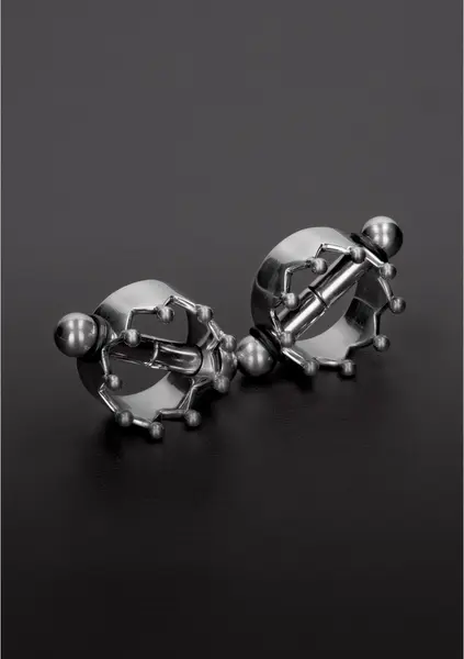 Ouch! Magnetic Aluminium Nipple Crown Clip - Adjustable Silver Accessory