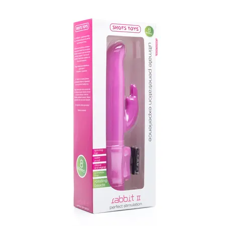 Vibe Therapy Rabbit II Multifunctional Rotating Intimate Massager Pink