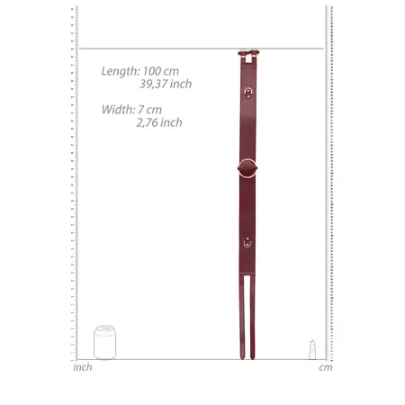 OUCH! Halo Waist Belt S/M sa više karika za vezivanje, zlatna