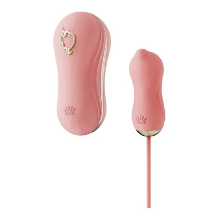 Unicorn Vibration System 2-in-1 with Pump, Silicone, 112mm, Pink
