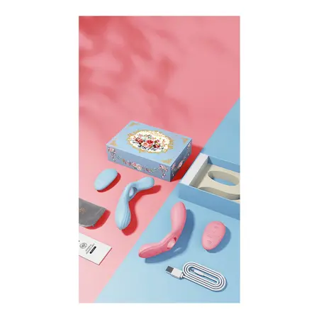 ZALO Jessica Set Rouge Pink - Luxury Multi-Function Massager Kit