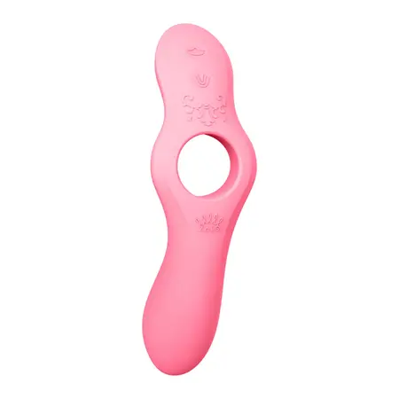 ZALO Jessica Couple Vibrator - Elegant Dual Motor System, Purple