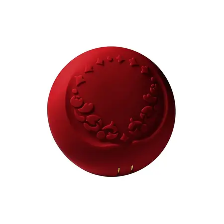 Fanfan Couples Massager Set Bright Red Bluetooth 8 Modes Silicone