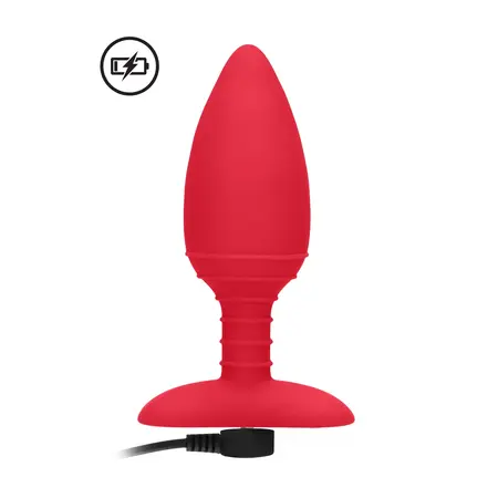 Shots Glow Large Heating Vibrating Plug - Magnetic, Medical Silicone