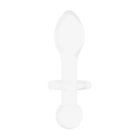 Glas Rocker Intimni Čep od Borosilikatnog Stakla - Ergonomski Oblik, Providan
