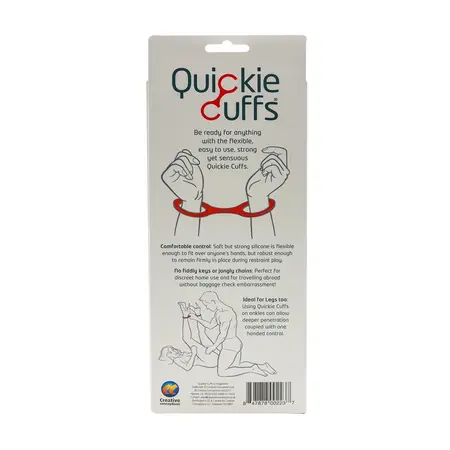 Quickie Cuffs Large - Universal Soft Silicone Hand/Ankle Restraints