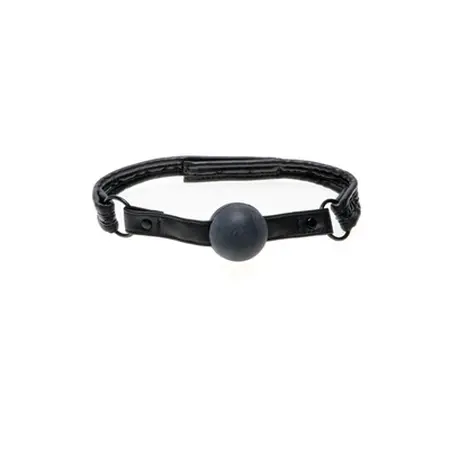 nsnovelties Bondage Couture Padded Gag Ball Adjustable Navy Blue