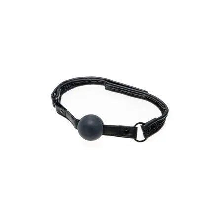 nsnovelties Bondage Couture Padded Gag Ball Adjustable Navy Blue