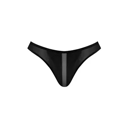 Male Power Landing Strip Bikini Brief M Matt Black Accent