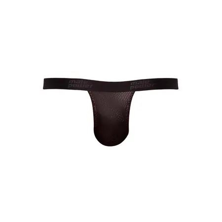 Male Power Micro Thong V L/XL - Minimalist Comfort Fit, Black