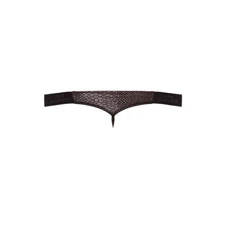 Male Power Micro Thong V L/XL - Minimalist Comfort Fit, Black
