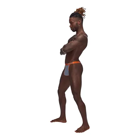 Male Power Casanova Uplift Micro Thong S/M Satin Waistband Black