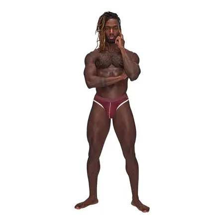 Male Power Sport Mesh Thong L/XL - Breathable Athletic Design