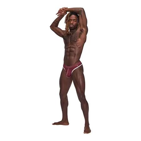 Male Power Sport Mesh Thong L/XL - Breathable Athletic Design