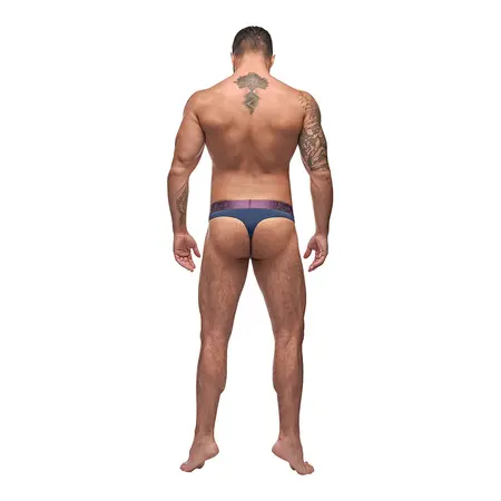 Male Power Avant-Garde Enhancer Thong L/XL Antique Blue Finish