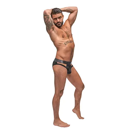 Male Power Checked Mate Cut Out Jock L/XL Proziran Uzorkovan Pojas