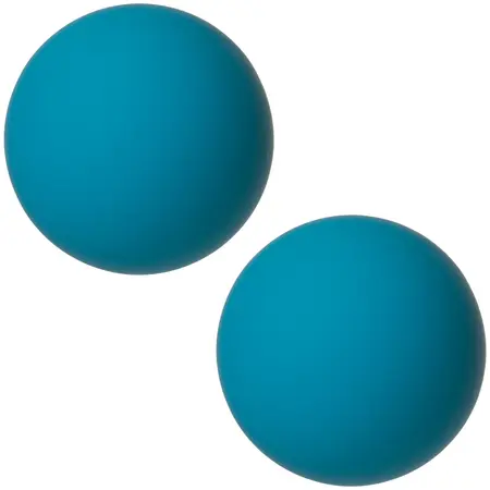 Mood Steamy Ben-Wa Balls - Silicone, Blue & Pink, Weighted Set