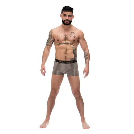Male Power Viper Pouch Short L Snakeskin Metallic Sculpted Fit