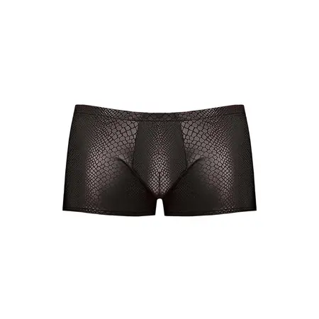Male Power Mini Short L Black - Stretch Nylon Comfort Fit