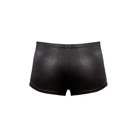 Male Power Mini Short L Black - Stretch Nylon Comfort Fit